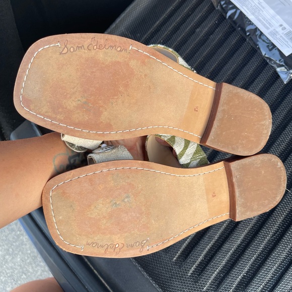 Sam Edelman Green and Brown Sandals - Picture 9 of 10